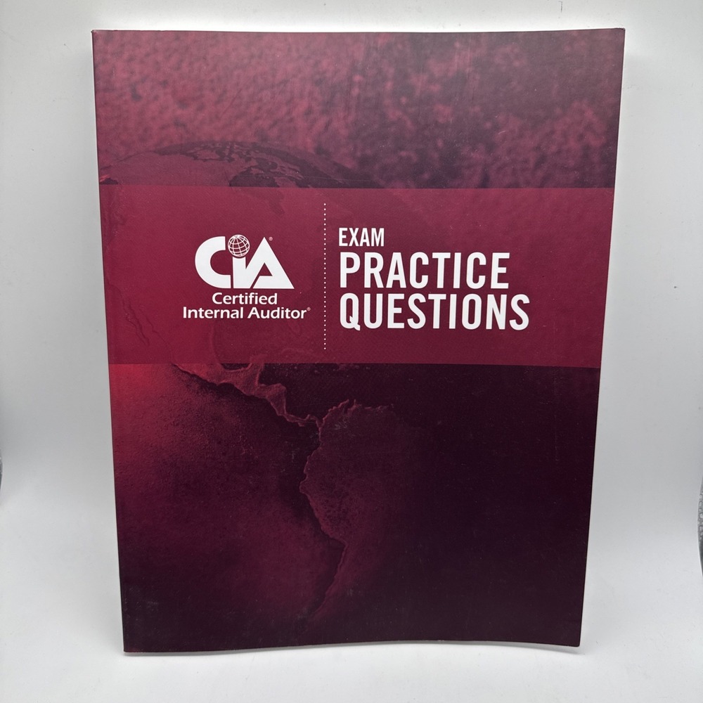 CIA Certified Internal Auditor Exam Practice Questions paperback preowned